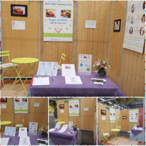 stand maison papillon